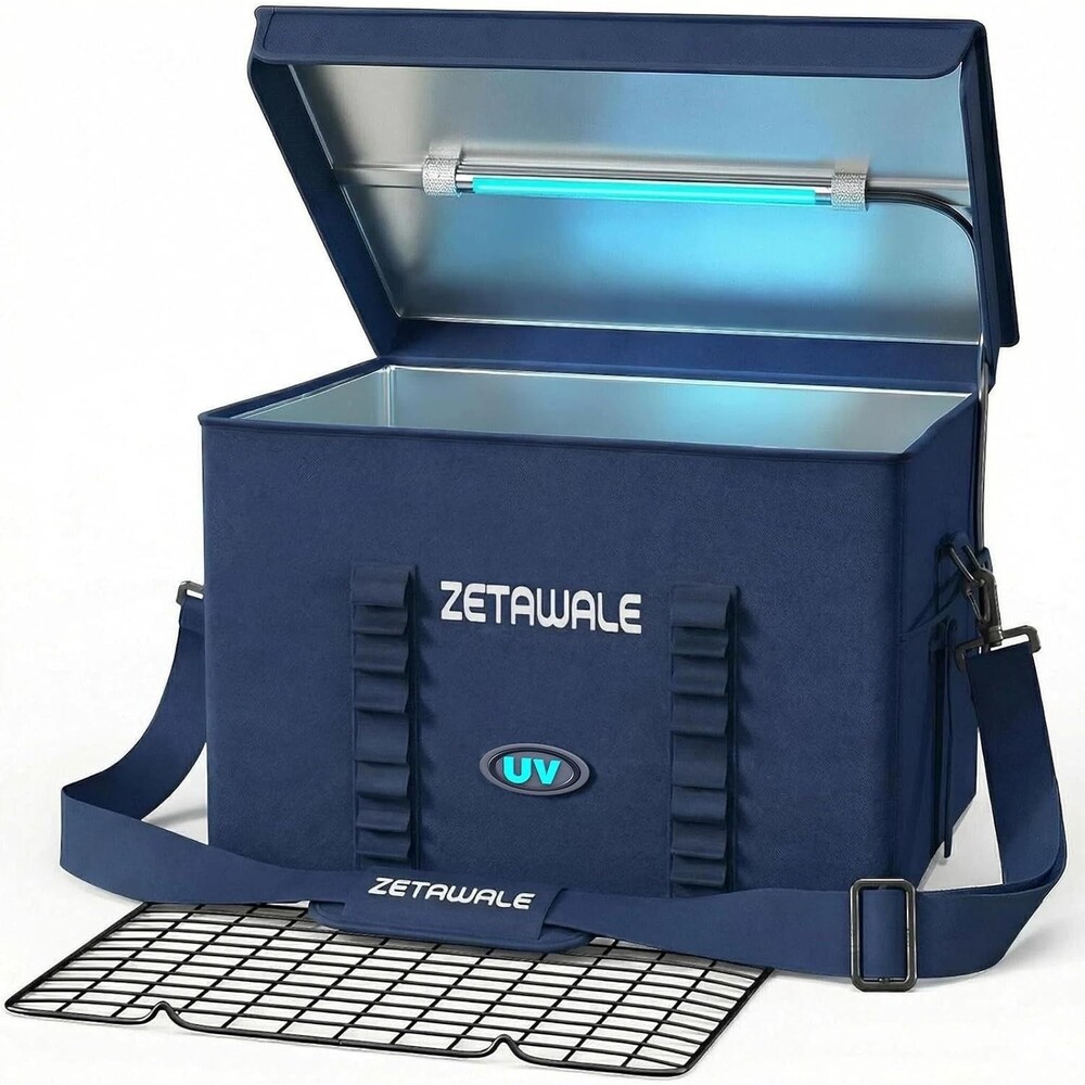 UV Light Sanitizer Box Foldable Large Cleaner & Sanitizing Machine W/ Timer NIB